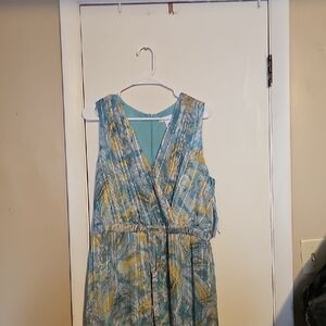 London Times Vibrant Patterned Dress